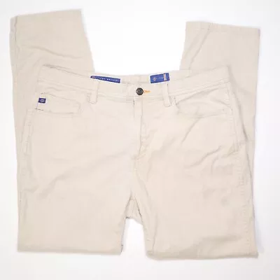 Stitch Golf Pants Britches 5 Pocket Beige Cotton 30  Inseam Men’s 34 • $14.87