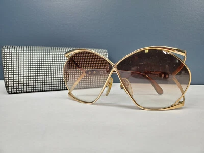 $175.75 • Buy Vintage Christian Dior 2056 41 Womens Butterfly Glasses With Rose Red Lenses