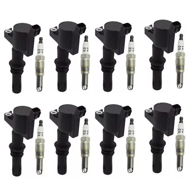 8x Ignition Coils DG511 + Spark Plugs SP515 SP546 For Ford 4.6L 5.4L 6.8L Engine • $90.01