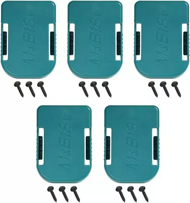 5Pcs Battery Holder For Makita/Bosch 18V Battery Compartment Cover Belt Clips • £16.67