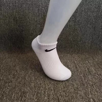 Nike Ankle Socks 3-Pack - WHITE - Size Large (EUR 42-46 / UK 11-14.5) - Athletic • $33