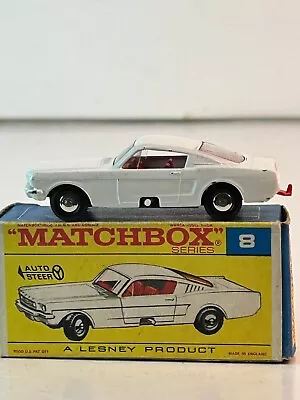 Matchbox No. 8 Ford Mustang With Original F Type Box • $179.95