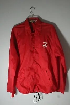 Vintage Mr Boh National Bohemian Beer Advertising Windbreaker Jacket Size Large  • $110