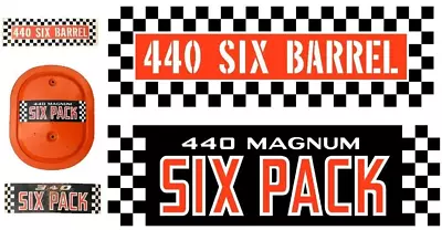 $25 • Buy 69 70 71 Mopar Dodge 440 Six Pack Air Cleaner Decal BEST Available Like NOS