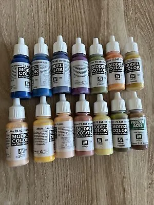 Vallejo Model Air Paint Set. Lot Of 14 Paints New Unopened • $25