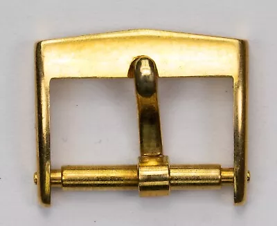 Vintage Patek Philippe PPC Solid 18K Yellow Gold Buckle Clasp 14mm • $738.93