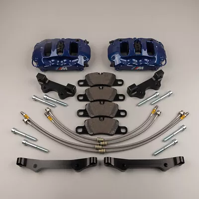 Big Brake Upgrade BMW X5 X6 F15 F16 Front & Rear Brembo 4 Pot Lines To M5 Parts • $2130