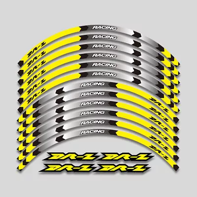 Rim Stripes Wheel Decals Tape Stickers For Suzuki Drz400sm Dr-z 400sm 2005-2023 • $14.55