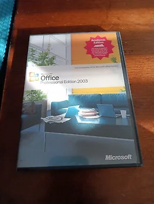 Microsoft Office 2003 Professional Edition With Product Key • $29