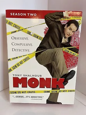 Monk Complete Season 2 TV DVD Box Set  • $10.99