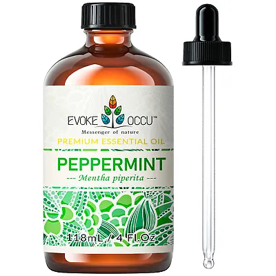$19.90 • Buy 118ml Peppermint Essential Oil 100% Pure Natural Aroma Diffuser Skin Humidifier
