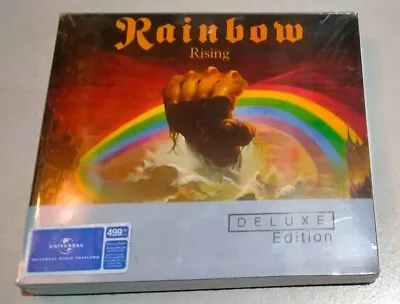 Rainbow (UK): Rising Deluxe 2xCD THAIS 2 Edition Extra Tracks Monster RARE! • £56.43