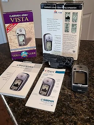 New Garmin ETrex Vista H Handheld GPS Rugged High-Sensitivity GPS Camping Hiking • $79