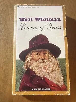 A Signet Classic: Leaves Of Grass By Walt Whitman Paperback • $1.25