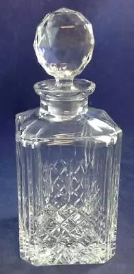 Mikasa Coventry Square 9 Inch Decanter With Stopper AS IS • $96.88