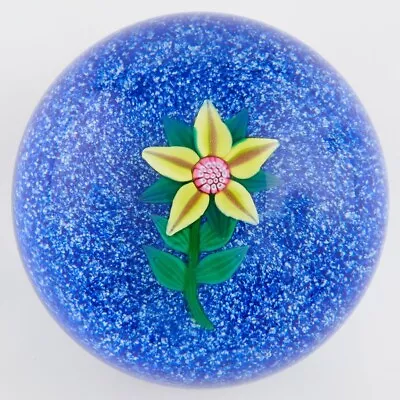 Paul Ysart Paperweight Lampwork Millefiori Flower C1970 • £188