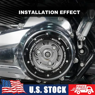 Transparent Clutch Derby Cover For Harley Street Glide Special FLHXS 2015-2022 • $54.99