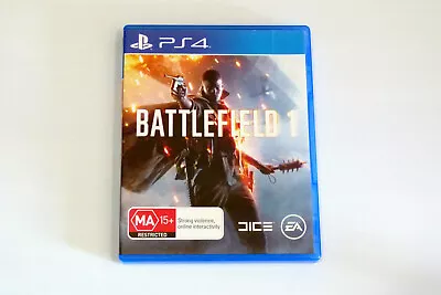 Very Good Condition BATTLEFIELD 1 Video Game For Playstation 4 PS4 • $14