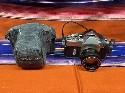 Vtg Mamiya Sekor 1000 DTL 35mm Film Camera 55mm F1:1.8 AUTO Lens & Leather Case • $59.99