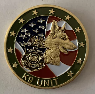 US Border Patrol Canine Unit USBP CBP K9 Unit Police Challenge Coin • $34.99