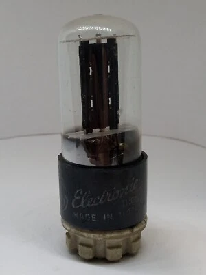 $6 • Buy Vintage Tested Good GE 35Z5GT Black Plate Vacuum Tube