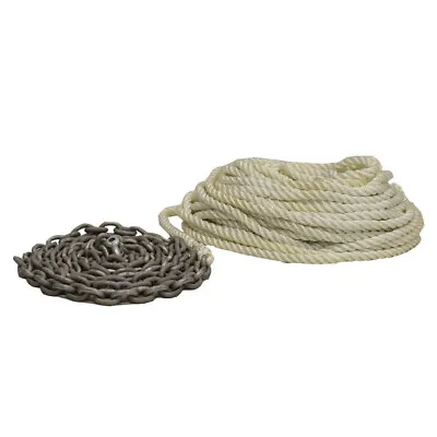 $258.38 • Buy Lewmar Boat Anchor Rode | 5/16 X 15FT G4 Chain 9/16 X 150FT Nylon Rope