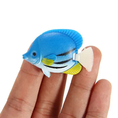 £3.77 • Buy 10Pcs Plastic Artificial Small Fake Fish Aquarium Tank Decor Colourful Float