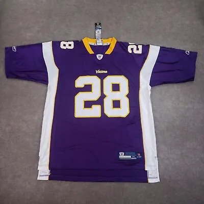 Adrian Peterson Minnesota Vikings Jersey Mens Size XL Purple #28 Mesh L9 • $33.99