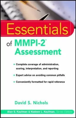 Essentials Of MMPI-2 Assessment Paperback David S. Nichols • $6.90