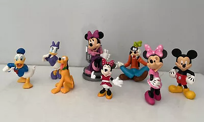 Disney Original Mickey Mouse Club House Figures Bundle Minnie Daisy Goofy Pluto • £12.95