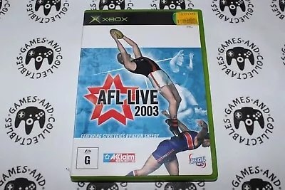 Microsoft Xbox Original | AFL Live 2003 | OzShop • $11.99