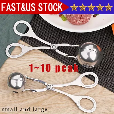 Meatball Maker Spoon Non Stick Thick Stainless Steel Meat Baller Kitchen Utensil • $4.49