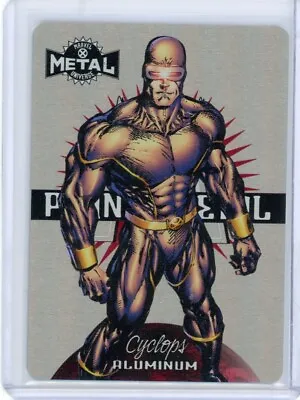 2020 UD Marvel X-Men Metal Universe Planet Metal Aluminum Cyclops #4PM SP • $24.99