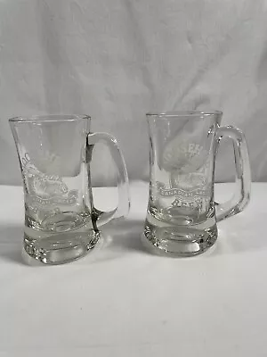 Lot Of 2 Vintage Moosehead Canadian Lager Beer Heavy Mug Glass Stein Canada • $14.14