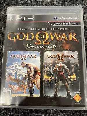 God Of War Collection (1 & 2 II HD Remastered) - RARE Complete PS3 *Mint* • $149