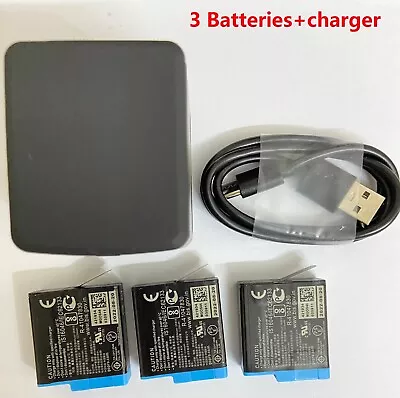 New GoPro AJBAT-001 Battery For HERO8/HERO7/HERO6 Black 3 PACK&charger OEM • $49.99