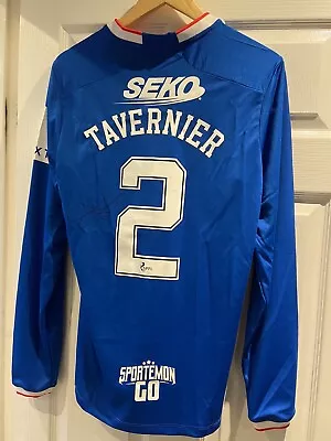 £125 • Buy James Tavernier Signed Glasgow Rangers Champions 55 Football Shirt