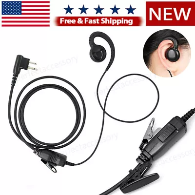 PTT Mic Swivel Earpiece For Motorola RDV2020 RDV2080D RDV4100 RDV4160D RDV5100 • $10.98