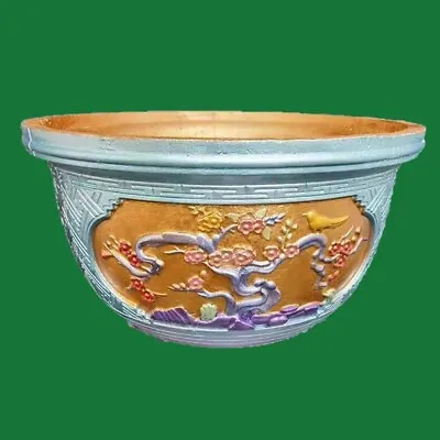 Large Round Concrete Garden Flowerpot Mold Chinese Pattern Planter Plastic Mould • $199.89