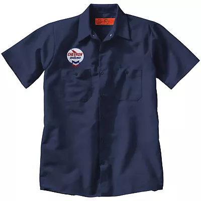 Vintage CHEVRON GASOLINES PATCH New Mechanic WORK SHIRT Auto Gas Oil Petroliana • $29.99