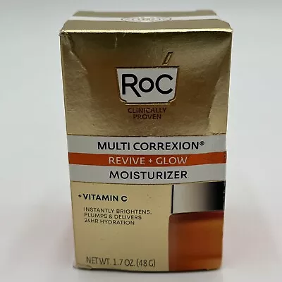 RoC Multi Correxion Revive Glow GEL Cream Vitamin C Moisturizer 1.7oz ~Authentic • $18