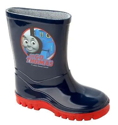 £6.99 • Buy Boys Thomas The Tank Engine Wellies Rubber Wellys Wellington Boots Size Uk 6-10