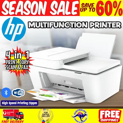 $117.47 • Buy HP DeskJet Printer Pro 4120e All-In-One Wireless Inkjet Multifunction Copy Scan