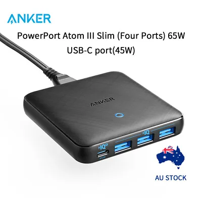 $56.69 • Buy Anker Quick Wall Charger 3.0 PowerPort Speed 5 63W PowerIQ USB  AU Version