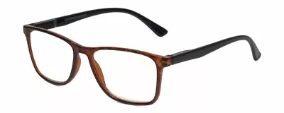 Geoffrey Beene GBR001 Mens Reading Glasses Tortoise Havana Brown Gold Black 53mm • $59.95