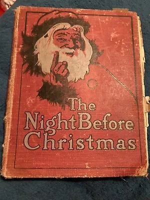 The Night Before Christmas Book Very Old Vintage Antique • $22.75