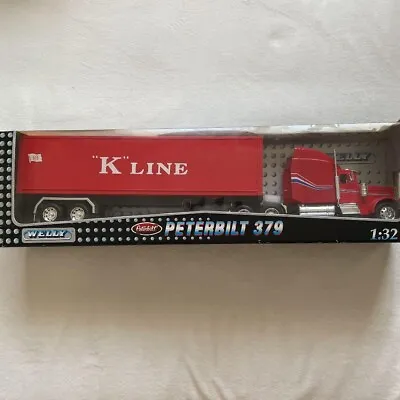 American Big Rig Trucks PETERBILT 379 K-LINE SEMI TRAILER Diecast Model 1:32 New • $295