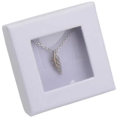 Jewellery Boxes Eco Pendant Necklace Earrings Ring Bracelet Gift Foam Padded New • £3.59