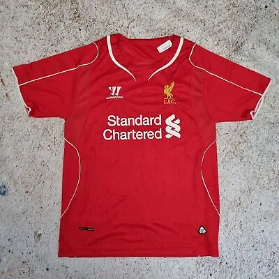 Warrior LIVERPOOL FC JERSEY 2014/15 - Red - Size S • £19.99