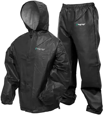 Waterproof Rain Suit Jacket Trouser Pants Adjustable Hood Protector Motorcycle • $38.21